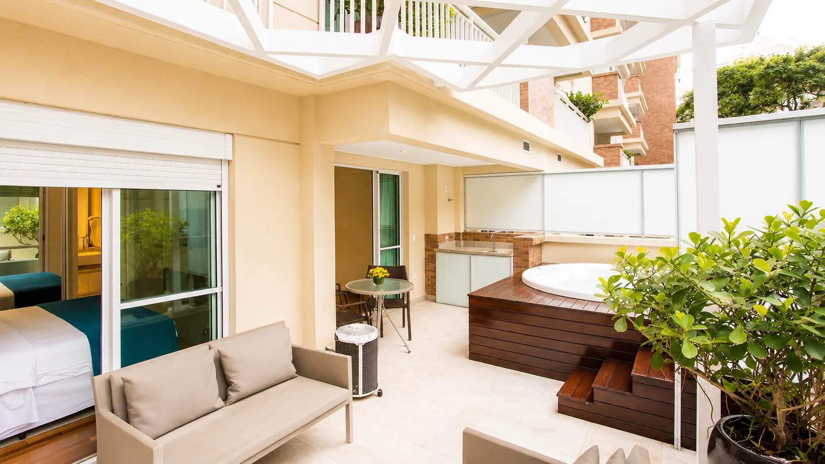 eConfor Villa Paulista · Giardino 1 dormitório — foto 4 de 8